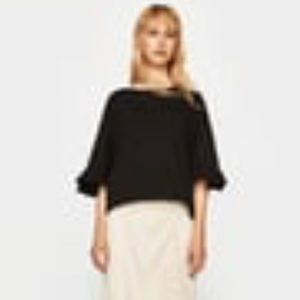 Zara Trafaluc Ruffle T-shirt